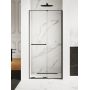 New Trendy Smart Black drzwi prysznicowe 140 cm rozsuwane czarny mat/szkło przezroczyste EXK-6634 zdj.1