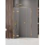 New Trendy Avexa Gold Shine XR kabina prysznicowa 110x120 cm prostokątna prawa złoty połysk/szkło przezroczyste EXK-6803 zdj.1