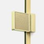 New Trendy Avexa Gold Shine XR kabina prysznicowa 80x80 cm kwadratowa złoty połysk/szkło przezroczyste EXK-6810 zdj.4