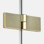 New Trendy Avexa Gold Shine XR kabina prysznicowa 120x120 cm kwadratowa złoty połysk/szkło przezroczyste EXK-6834 zdj.5