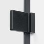 New Trendy Avexa Black XR drzwi prysznicowe 120 cm uchylne lewe czarny mat/szkło przezroczyste EXK-6843 zdj.6