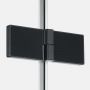 New Trendy Avexa Black XR kabina prysznicowa 100x110 cm prostokątna prawa czarny mat/szkło przezroczyste EXK-6895 zdj.5