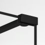 New Trendy New Modus Black ścianka prysznicowa walk-in 110 cm czarny mat/szkło ze wzorem EXK-6963 zdj.4