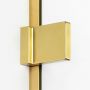 New Trendy Avexa Gold Brushed ścianka prysznicowa walk-in 130 cm złoty szczotkowany/szkło przezroczyste EXK-7030 zdj.4