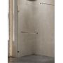 New Trendy Avexa Gunmetal Brushed ścianka prysznicowa walk-in 130 cm gunmetal szczotkowany/szkło przezroczyste EXK-7118 zdj.1