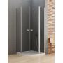 New Trendy New Soleo kabina prysznicowa 90x90 cm półokrągła chrom połysk/szkło przezroczyste K-0419 zdj.1