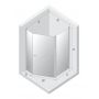 New Trendy New Soleo kabina prysznicowa 100x80 cm chrom połysk/szkło przezroczyste K-0608 zdj.2