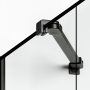 New Trendy New Soleo Black ścianka prysznicowa walk-in 120 cm czarny mat/szkło przezroczyste K-0772-WP zdj.3