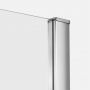 New Trendy Prime kabina prysznicowa 150x80 cm prostokątna chrom połysk/szkło przezroczyste K-0833 zdj.3