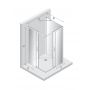 New Trendy Prime kabina prysznicowa 100x90 cm prostokątna chrom połysk/szkło przezroczyste K-0903 zdj.2