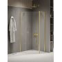 New Trendy New Soleo Light Gold kabina prysznicowa 90x90 cm złoty połysk/szkło przezroczyste K-1664 zdj.1