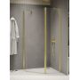 New Trendy New Soleo Light Gold kabina prysznicowa 100x80 cm złoty połysk/szkło przezroczyste K-1665 zdj.1