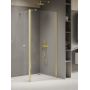 New Trendy New Soleo Light Gold ścianka prysznicowa walk-in 80 cm złoty połysk/szkło przezroczyste K-1966 zdj.1