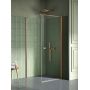 New Trendy New Soleo Copper Brushed kabina prysznicowa 90x80 cm prostokątna miedź szczotkowana/szkło przezroczyste K-2294-WP zdj.1