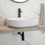 Oltens Hamnes umywalka 60x42,5 cm nablatowa owalna z powłoką SmartClean biała 40815000 zdj.11