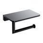 Omnires Modern Project uchwyt na papier toaletowy czarny MP60511BL zdj.1
