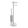 Omnires Modern Project stojak na papier toaletowy ze szczotką WC chrom MP60820CR zdj.1