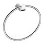 Omnires Saco wieszak na ręcznik okrągły chrom/biały SA54230CRB zdj.1