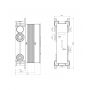 Omnires element podtynkowy baterii BOXTE3F zdj.2