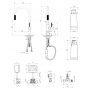 Omnires Switch bateria kuchenna do filtra wody stojąca grafit SW9059-FD1GR zdj.2