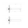 Omnires Contour wylewka do baterii wannowej chrom WDCONTOURCR zdj.2