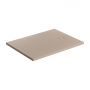 Omnires Aquarock brodzik prostokątny z maskownicą 120x80 cm dune beige mat AQUAROCK80-120DB zdj.1