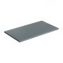 Omnires Aquarock brodzik prostokątny z maskownicą 140x80 cm ash grey mat AQUAROCK80-140AG zdj.1