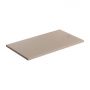 Omnires Aquarock brodzik prostokątny z maskownicą 160x80 cm dune beige mat AQUAROCK80-160DB zdj.1