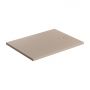 Omnires Aquarock brodzik prostokątny z maskownicą 120x90 cm dune beige mat AQUAROCK90-120DB zdj.1
