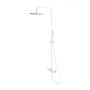 Omnires Y zestaw prysznicowy ścienny z deszczownicą biały mat Y1244MWM zdj.1