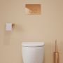 Omnires Eco Flush Set Strongframe + Minimal stelaż podtynkowy z przyciskiem spłukującym miedź połysk do miski WC wiszącej STFWCECO1MRCP zdj.5
