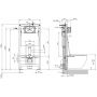 Omnires Strongframe stelaż podtynkowy do miski WC wiszącej SFWC1 zdj.2