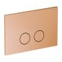 Omnires Steel-R45 przycisk spłukujący do WC miedź szczotkowana ST45PS1CPB zdj.1