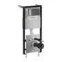 Omnires Eco Flush Set stelaż podtynkowy z przyciskiem spłukującym do miski WC wiszącej STFWCECO1R45-RAT zdj.1