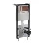 Omnires Eco Flush Set stelaż podtynkowy z przyciskiem spłukującym do miski WC wiszącej STFWCECO1R45-RORB zdj.1