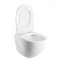 Omnires Ottawa Comfort miska WC wisząca bez kołnierza z deską wolnoopadającą biały połysk OTTAWACMWBP zdj.3