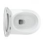 Omnires Ottawa Comfort miska WC wisząca bez kołnierza z deską wolnoopadającą biały połysk OTTAWACMWBP zdj.5
