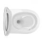 Omnires Ottawa Comfort miska WC Silent Power z deską wolnoopadającą wisząca bez kołnierza spłukiwanie wirowe biały połysk OTTAWACSPMWBP zdj.5