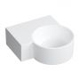 Omnires Ovo M+ umywalka 33x34 cm narożna ścienna-nablatowa biały mat OVO335UWLBM zdj.1