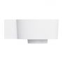 Omnires Ovo M+ umywalka 33x34 cm narożna ścienna-nablatowa biały mat OVO335UWLBM zdj.4