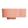 Omnires Ovo M+ umywalka 33x34 cm narożna ścienna-nablatowa coral mat OVO335UWPCO zdj.3