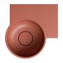 Omnires Ovo M+ umywalka 33x34 cm narożna ścienna-nablatowa terracotta mat OVO335UWPTE zdj.4