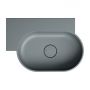 Omnires Ovo M+ umywalka 55x38 cm owalna nablatowa ash grey mat OVO555UWLAG zdj.4