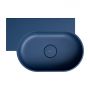 Omnires Ovo M+ umywalka 55x38 cm owalna nablatowa midnight blue mat OVO555UWLMB zdj.4
