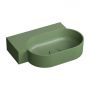 Omnires Ovo M+ umywalka 55x38 cm owalna nablatowa olive mat OVO555UWLOL zdj.1