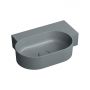 Omnires Ovo M+ umywalka 55x38 cm owalna nablatowa ash grey mat OVO555UWPAG zdj.1