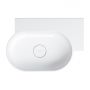 Omnires Ovo M+ umywalka 55x38 cm owalna nablatowa biały połysk OVO555UWPBP zdj.4