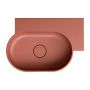 Omnires Ovo M+ umywalka 55x38 cm owalna nablatowa terracotta mat OVO555UWPTE zdj.4