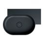 Omnires Ovo M+ umywalka 64x44 cm narożna ścienna-nablatowa black lava mat OVO645UWPBLV zdj.4