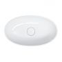 Omnires Shell M+ umywalka 60x35 cm owalna nablatowa biała SHELLUNBP zdj.4